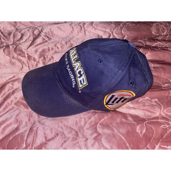 Vintage Rusty Wallace Last Call #2 Miller Lite Chase Adjustable Hat Cap‎ NASCAR - Picture 4 of 10